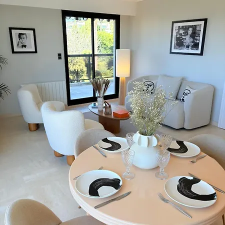 公寓 Dernier Etage-piscine-tennis-2 Terrasses-garage-wifi *