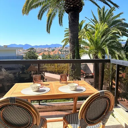 公寓 Dernier Etage-piscine-tennis-2 Terrasses-garage-wifi *